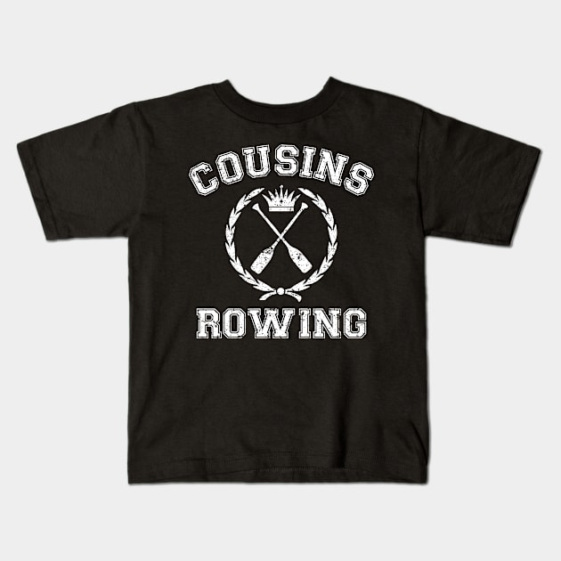 Cousins Rowing Vintage Kids T-Shirt by HeroGifts